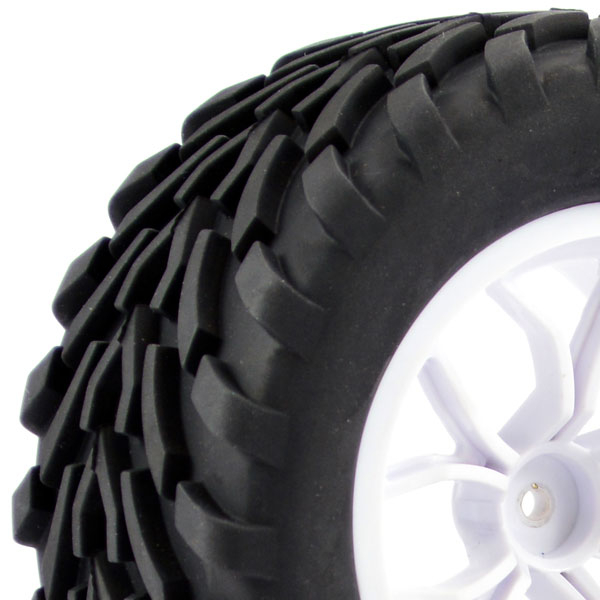 Fastrax 1/10 Mega-v Truck Tyre Mounted On 12-spoke (12mm Hex)