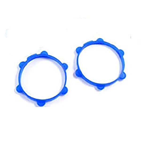 Fastrax 1/8th Rubber Tyre Bands Blue (2 Per Pack)