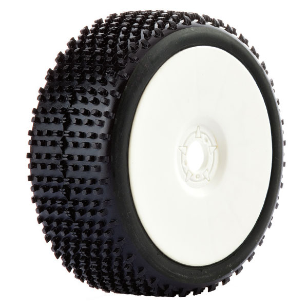 Fastrax 1/8 Cuboid Mounted On Dished White (pr)