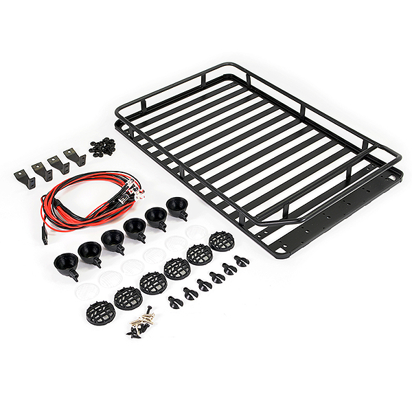 Fastrax Rooftop Luggage Rack W/led Spot Lights (233x157x36mm)