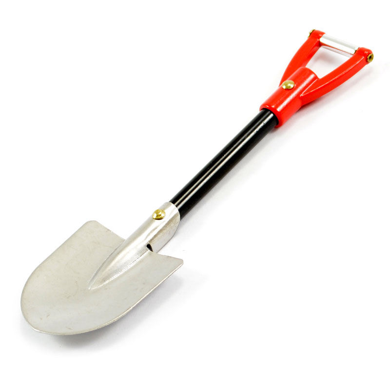 Fastrax Red Handle Metal Spade Shovel