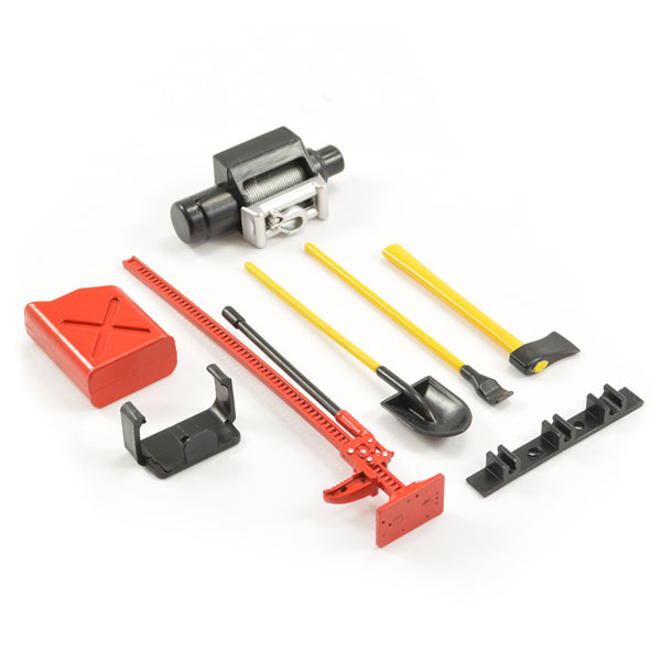 Fastrax Scale 6-piece Tool Set Red/yellow Painted