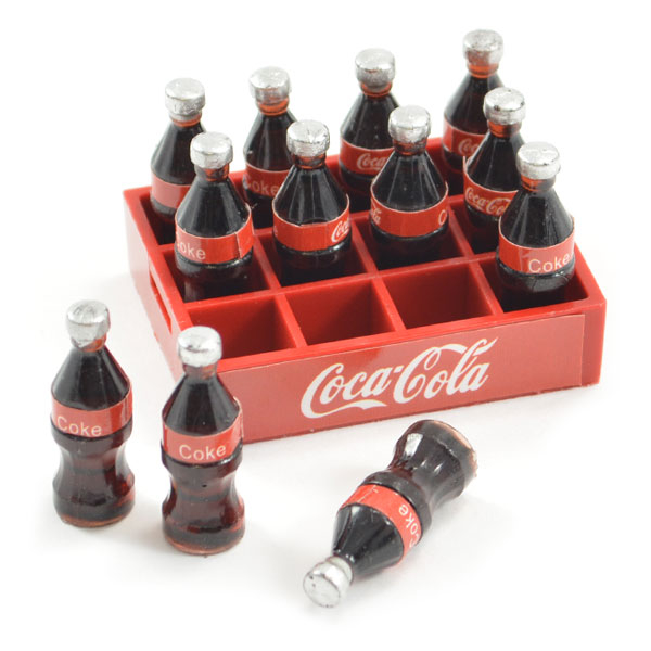 Fastrax Scale Soft Drink Crate With Cola Bottles
