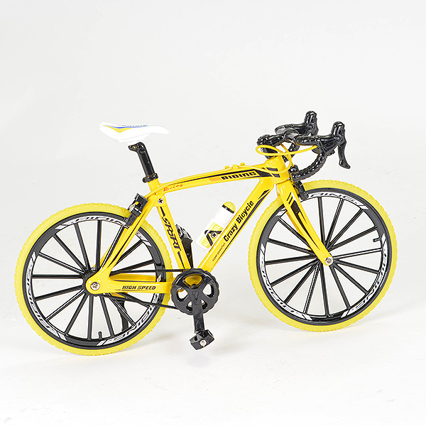 Fastrax Static Road Bike 20x12cm - Yellow