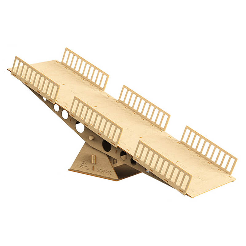 Fastrax Wood Board Climbing See/saw 60x18.5x26.2cm