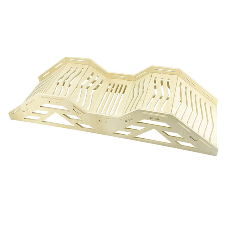 Fastrax Wood Board Climbing Up'n'over Obstacle Type B