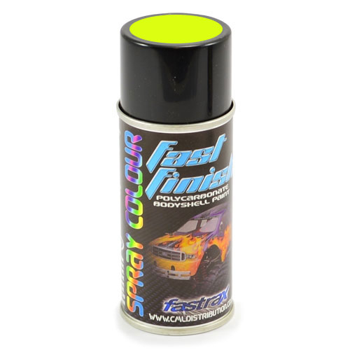 Fastrax Fast Finish Cosmic Glo Yellow Spray Paint 150ml
