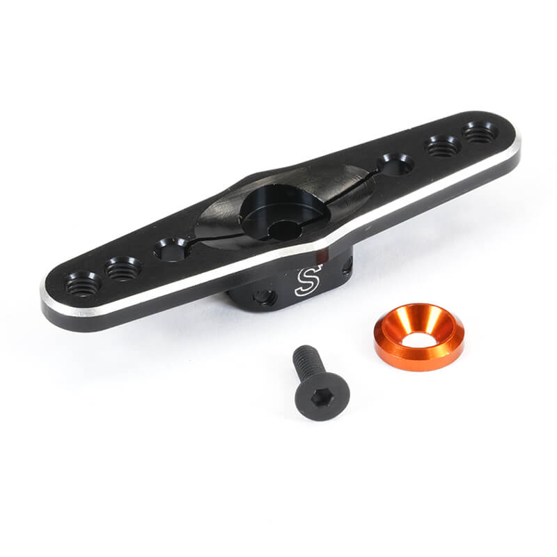 Fastrax 23t Black Aluminium Double Servo Horn (ko/sanwa)