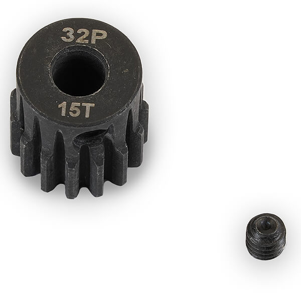 Fastrax 32dp 15t Steel Pinion Gear (5mm)