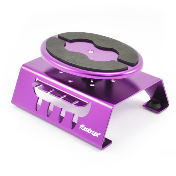 Fastrax Purple Alum Locking Rotating Car Maintenance Stand W/magnet