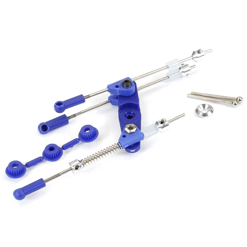 Fastrax Pre-assembled Throttle/brake Linkage Set Blue