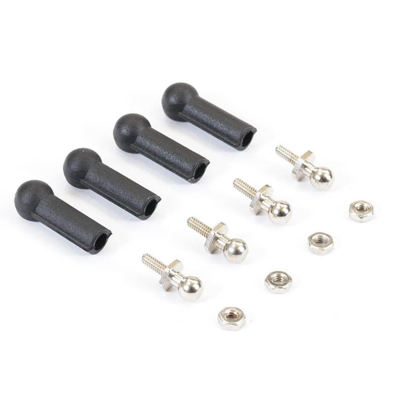 Fastrax Ball Cups (4) Black W/ball Studs