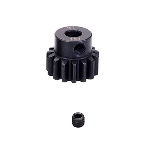 Fastrax M1 15t Steel Pinion Gear (5mm) Mod1