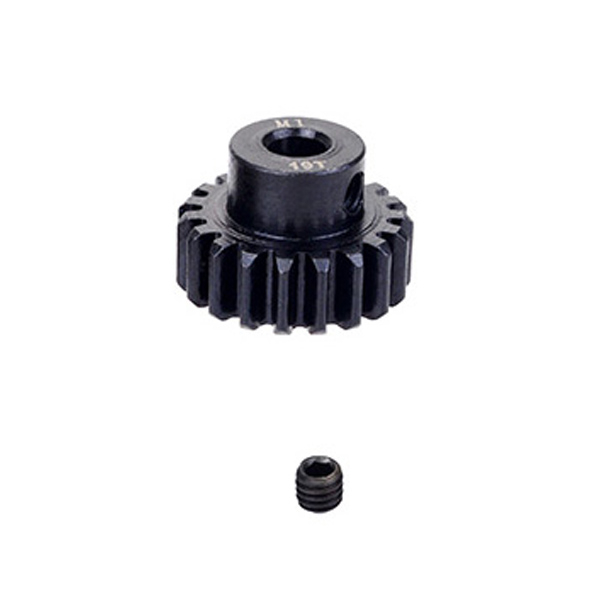 Fastrax M1 19t Steel Pinion Gear (5mm) Mod1