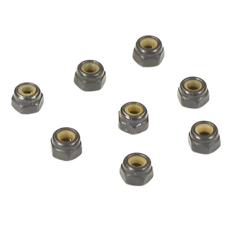 Fastrax Nyloc Nut M2 Black