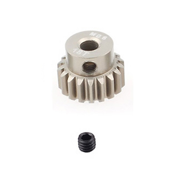 Fastrax M0.6 18t Aluminium 7075 Pinion Gear