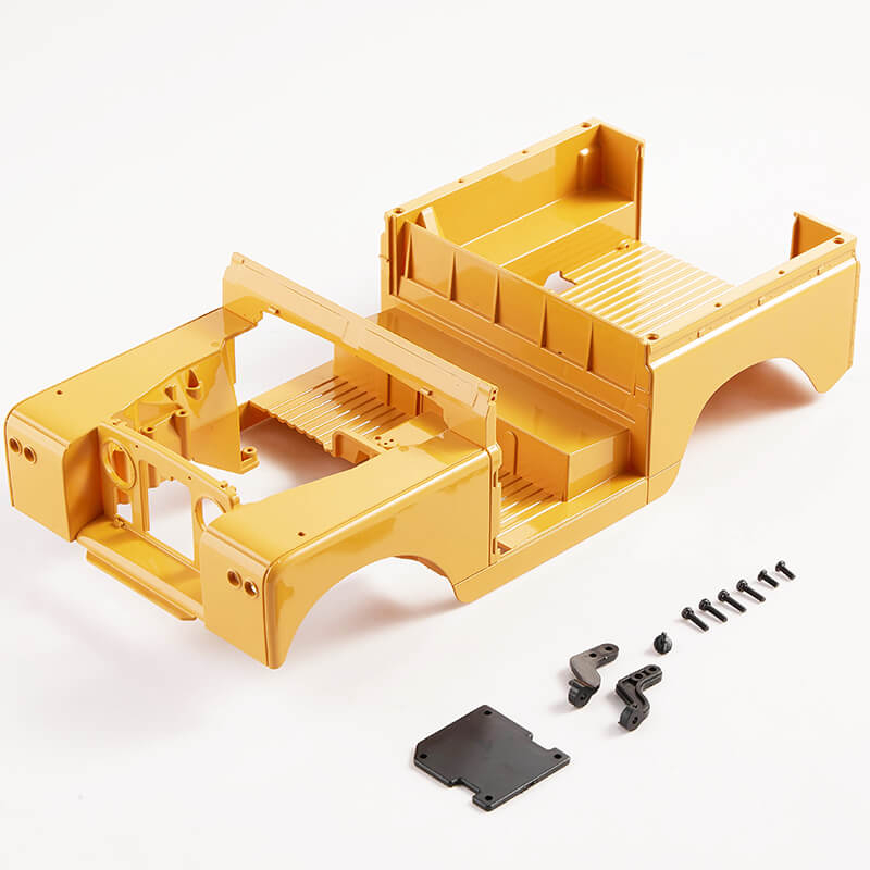 Fms 11202 Car Body Yellow Painted