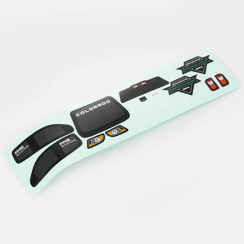 Fms 12421 Rtr Black Decal Sheet