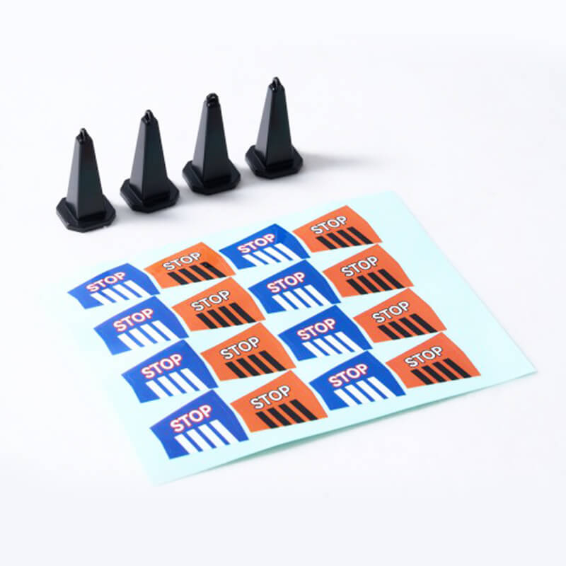 Fms 1:18 Traffic Cone Black (4pcs)