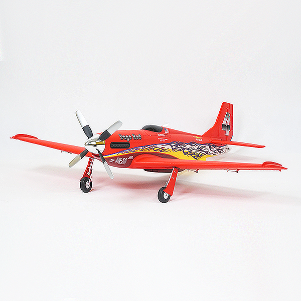 Fms 1100mm P-51 Dago Red Artf W/o Tx/rx/batt