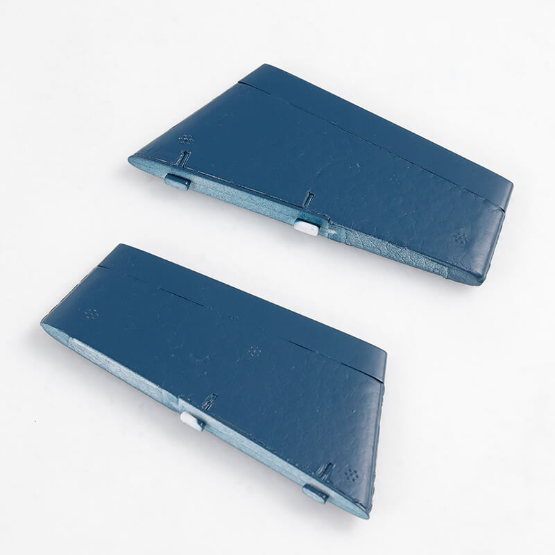 Fms 64mm F-16 Ventral Fin With Decal Sheet Pairing Left & Right