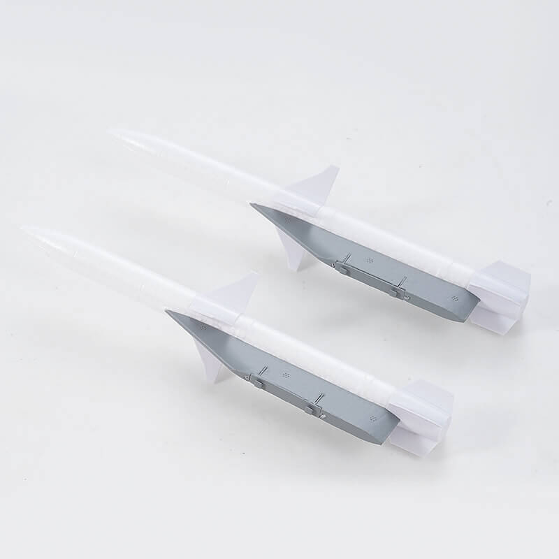 Fms 64mm F-16 Missile Set2 (left & Right) - Grey