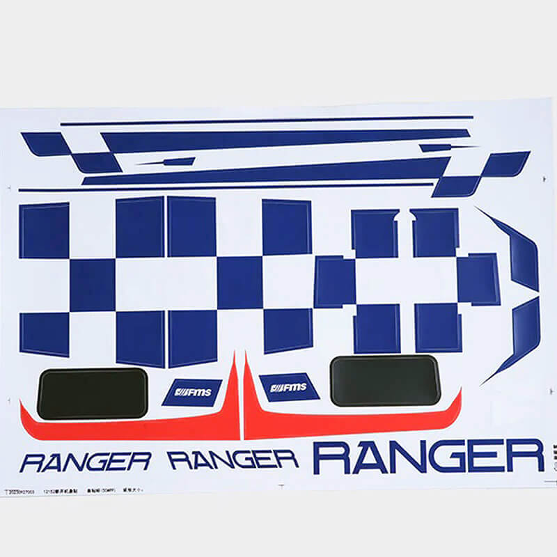 Fms Ranger V2 Decal Sheet - Red