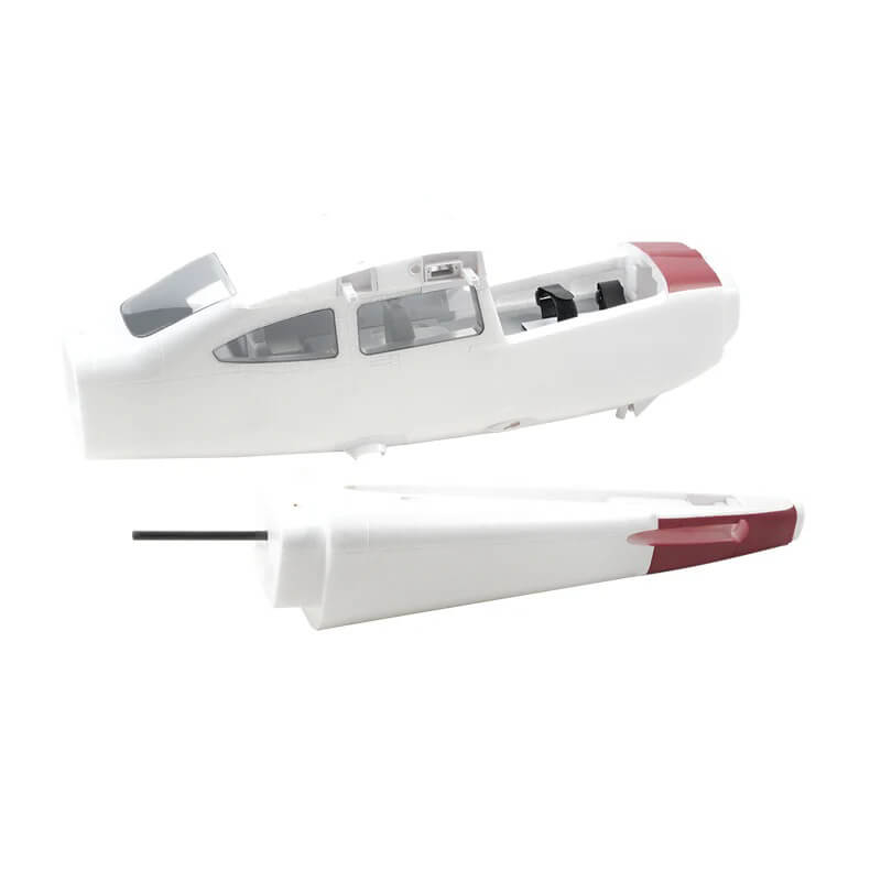 Fms Cessna 182 1500 Fuselage - Red