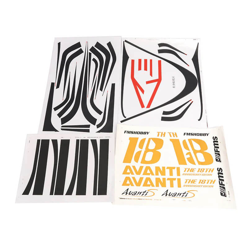 Fms 90mm Avanti Decal Sheet