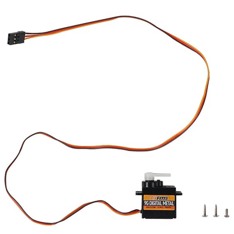 Fms 9g Digital Metal Gear Servo Reverse W/460mm Wire
