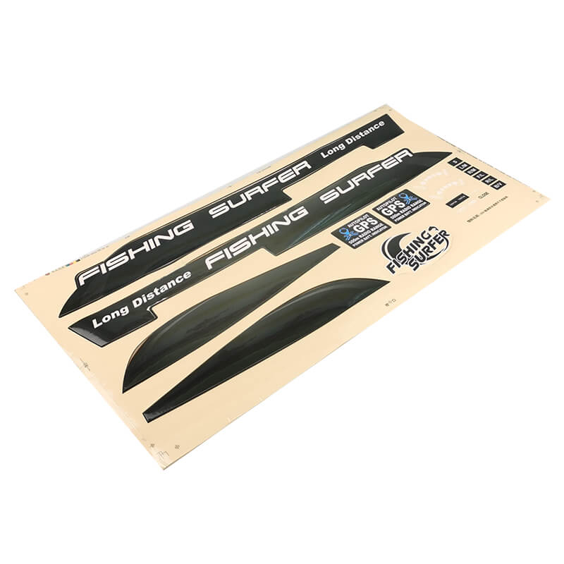 Fishing People Fishing Surfer Decal Sticker Set (v1/v2)