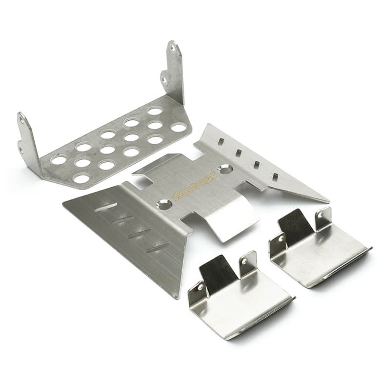 Fastrax Scx10 Iii Stainless Steel Chassis Armor Skid Plate K