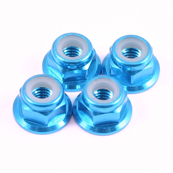fastrax-m4-blue-flanged-locknuts-4pcs