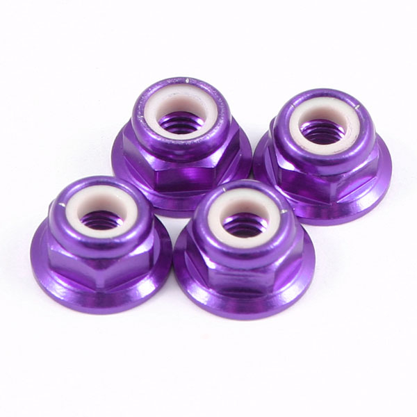 fastrax-m4-purple-flanged-locknuts-4pcs