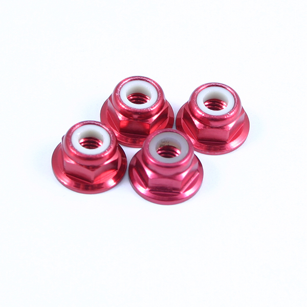 fastrax-m4-red-flanged-locknuts-4pcs
