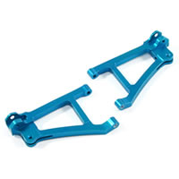 Fastrax Trx Blue Alum Rear Lower Arms Fits Mini Slash