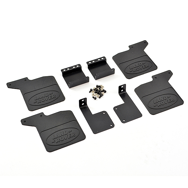 Fastrax Trx-4 Rubber Mudflaps & Alloy Mounts For Defender