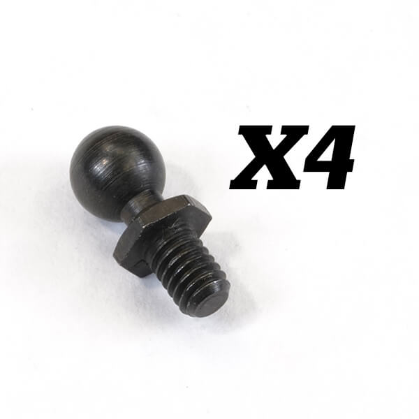 Ftx Ball Stud 4mm (4pc)