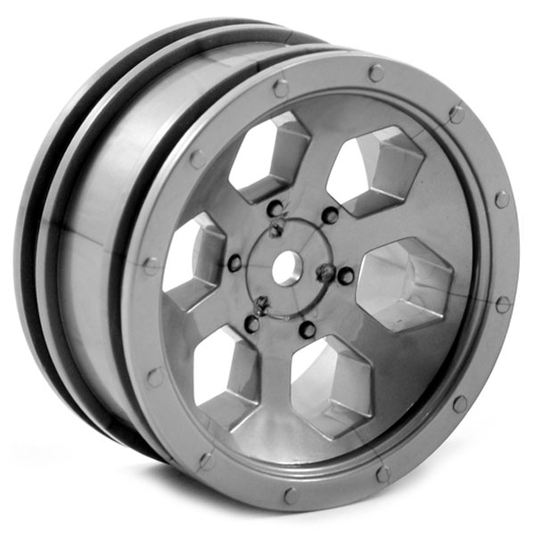 Ftx Outback 6hex Wheel (2) - Grey