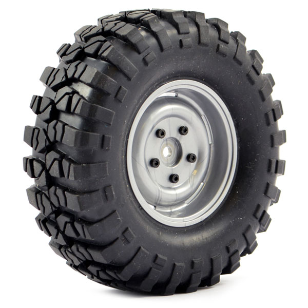Ftx Outback Pre-mounted Steel Lug/tyre (2) - Grey