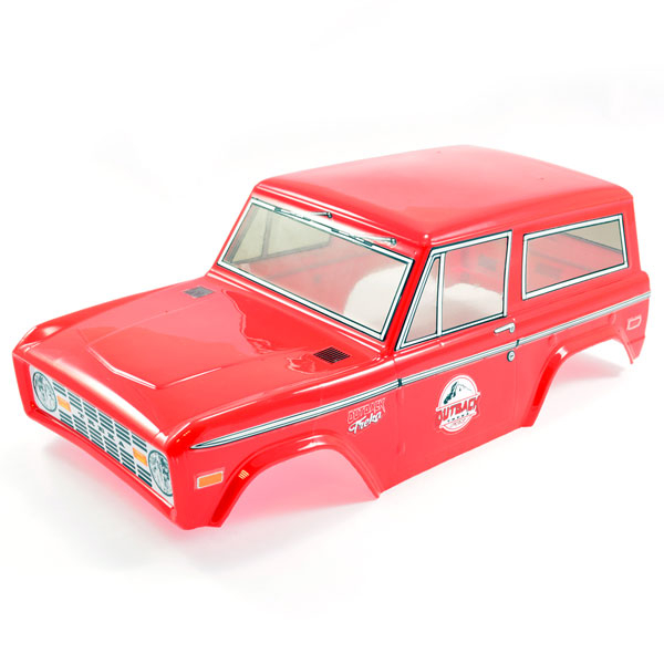 Ftx Outback Painted Treka Bodyshell - Red