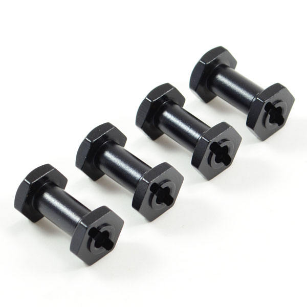 Ftx Outback Aluminium Wheel Hex W/pins (2*10) Extra Wide +5mm (4) (for Ftx8245)