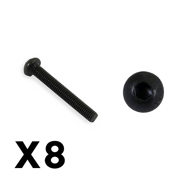 Ftx Outback Fury Button Head 3 X 22mm Hex Screw (8pc)