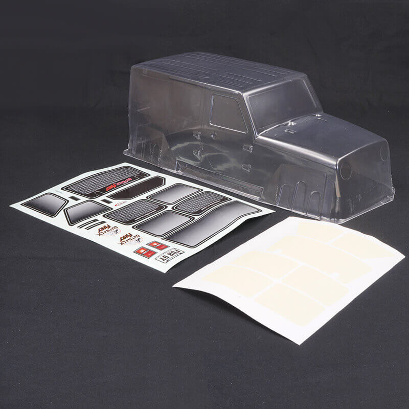 Ftx Fury Bodyshell Polycarbonate - Clear