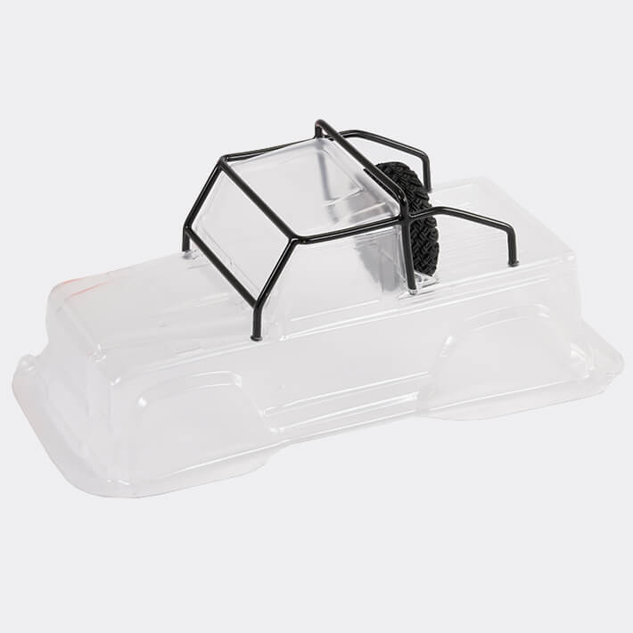 Ftx Mini Outback 2.0 Ranger Body & Roll Cage - Clear Pvc