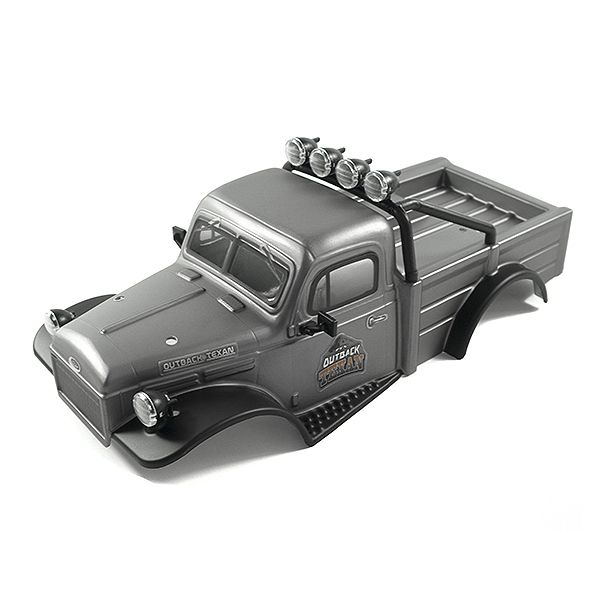 Ftx Outback Mini X 2.0 Texan Matt Grey Complete Pre-built Body