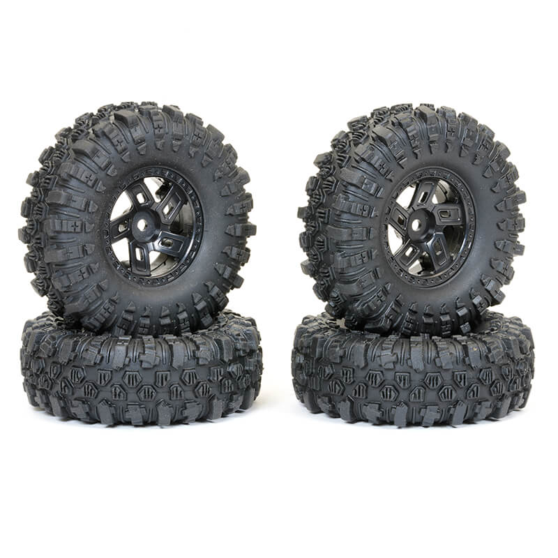Ftx 1/18 Supersoft Xl Gator 68mm Mounted Tyres (4)