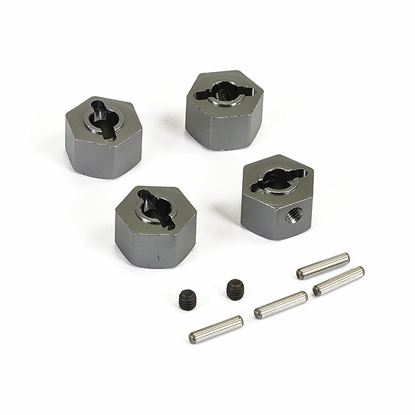Ftx Texan 1/10 Metal Wheel Hexes & Pins (4pc)