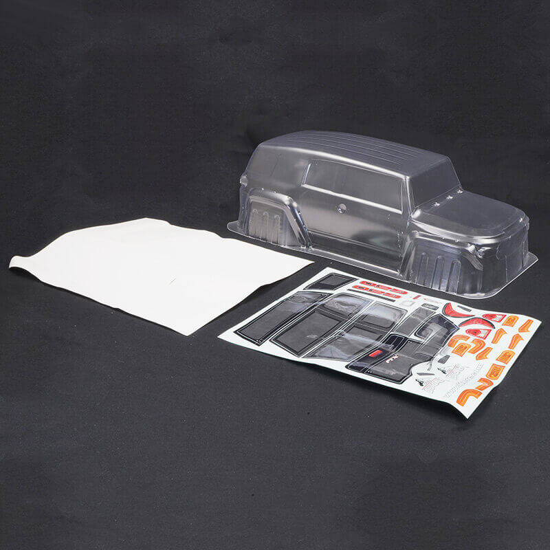 Ftx Outback Geo 4x4 Pc Clear Bodyshell & Decal (no Acc.)