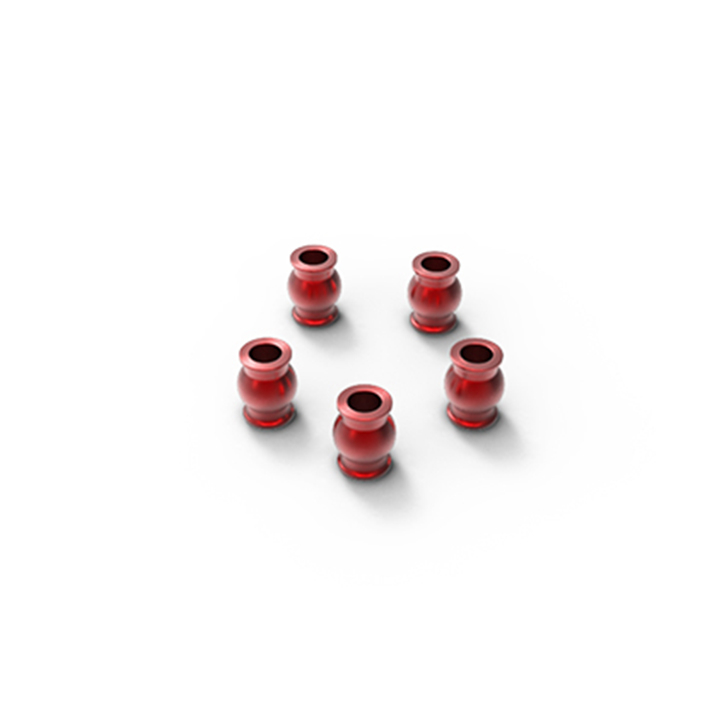 Gmade Aluminum Rod End Ball 5.8x7.3mm (red) (5)